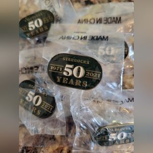 Starbucks 50 year Anniversary Pin